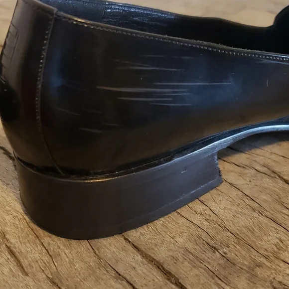 - Jimmy choo men"s black moccasins 40 1/2